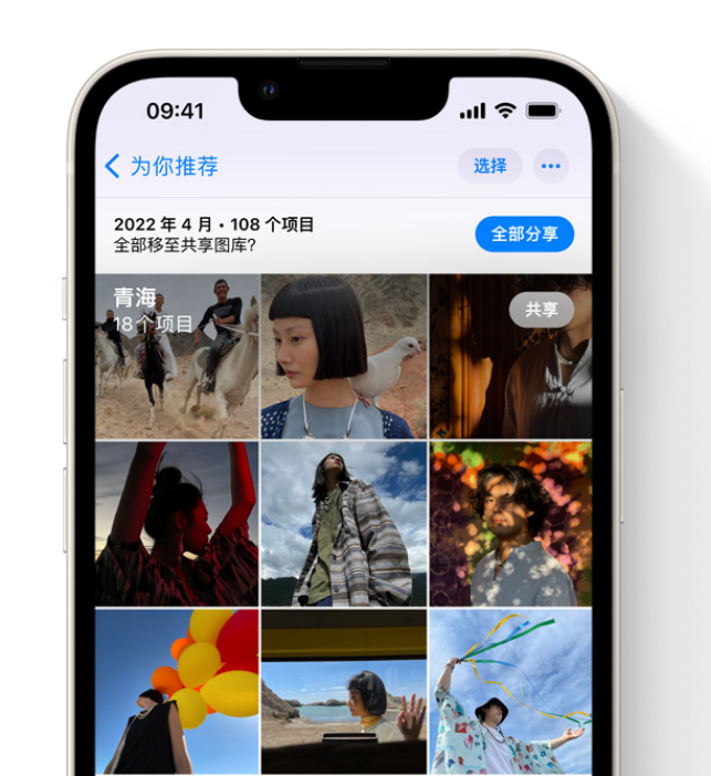 杜集苹果维修网点分享在 iPhone 上使用共享图库 