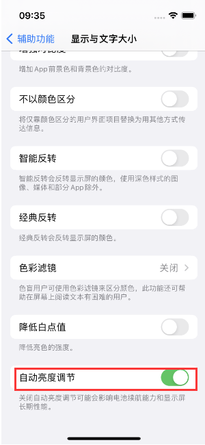 杜集苹果15维修店分享iPhone 15 Pro系列屏幕亮度 