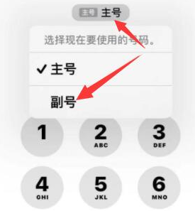 杜集苹果14维修店分享iPhone 14 Pro Max使用副卡打电话的方法 