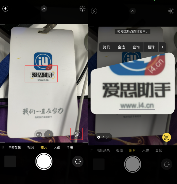 杜集苹果手机维修分享升级iOS 16后如何通过相机翻译文本 
