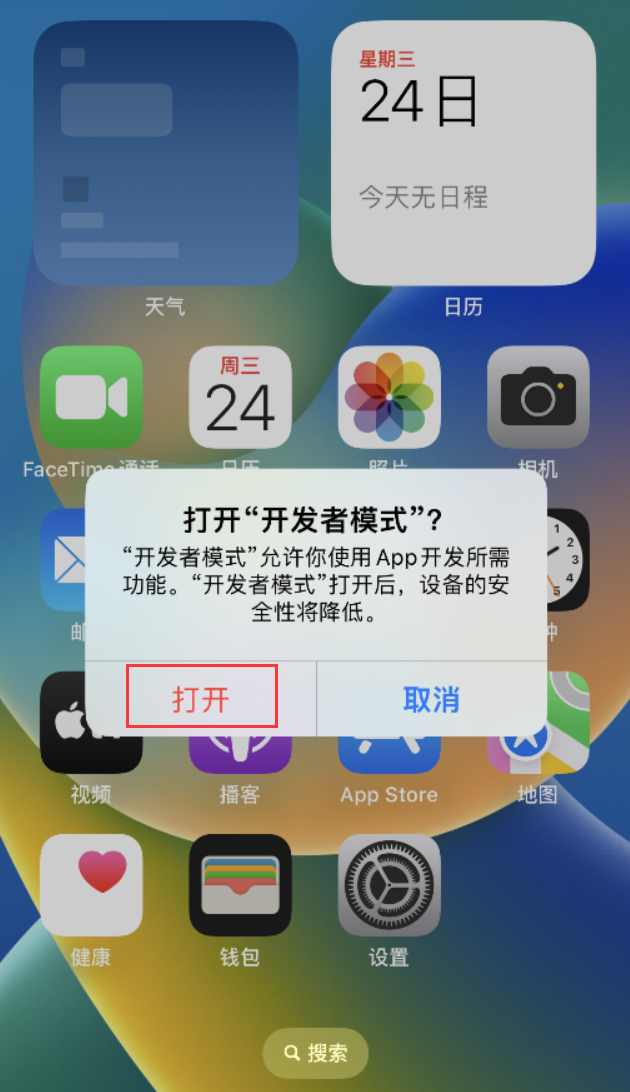 杜集苹果手机维修分享如何打开开发者模式 