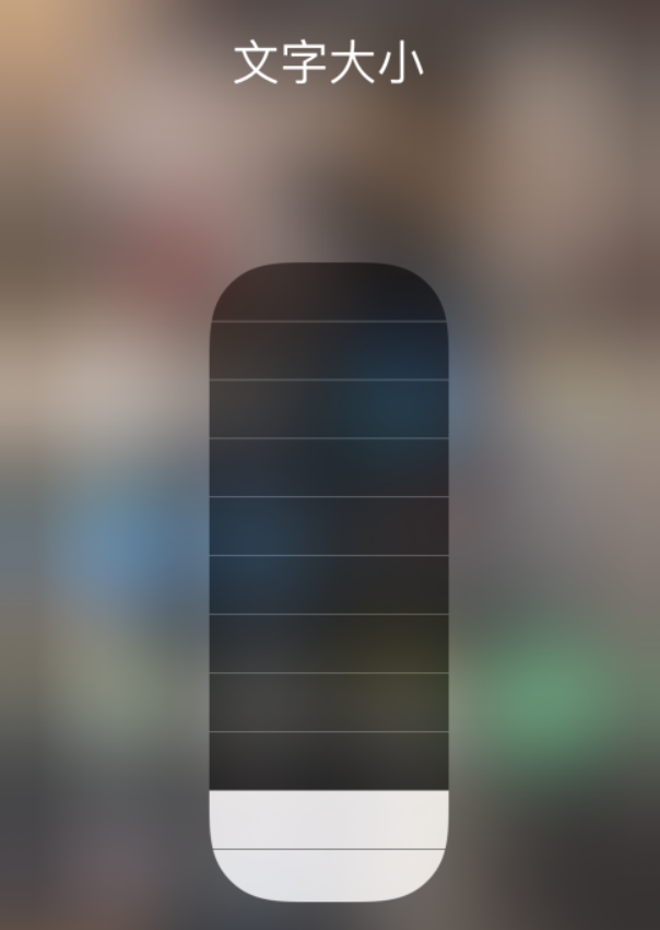 杜集苹果手机维修分享小技巧：在 iPhone 控制中心快速调节字体大小 